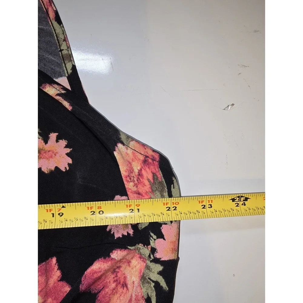 Lane Bryant Womens Floral Tie Halter Neck Maxi Dress Plus Size 26 28 - Picture 7 of 8